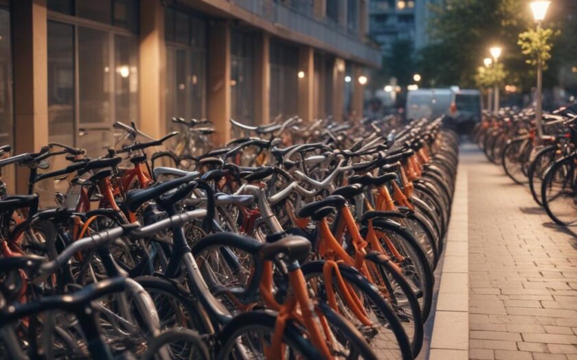 Велопарковки: обзор моделей, конструкций и характеристик