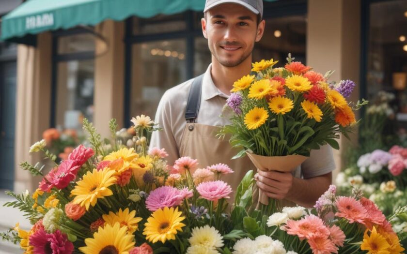 Доставка букетов цветов: ассортимент и условия