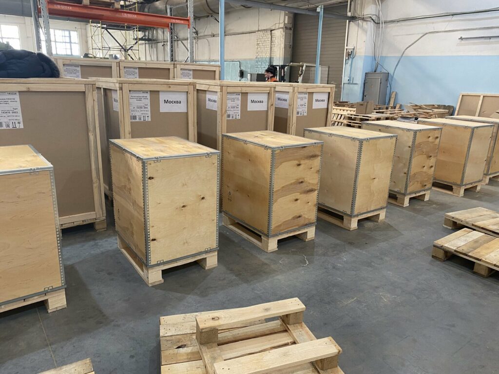 Этапы производства деревянной тары