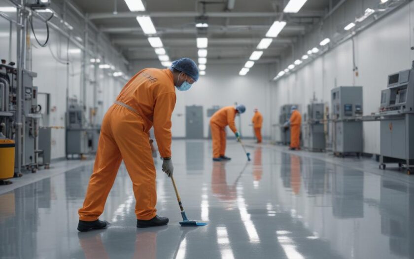 Полимерные полы для производственных помещений: технологии монтажа промышленных покрытий